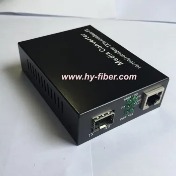 10/100/1000 М SFP Ethernet Оптоволоконные Медиаконвертеры ММ 50/125 мкм, 850 нм, 550 метров без SFP