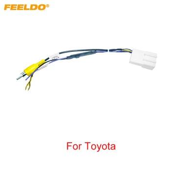 16-контактный видеоадаптер для камеры заднего вида FEELDO, кабель для подключения видеоадаптера для Toyota, оригинальный заводской видеоадаптер