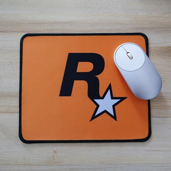 20 * 24 см Утолщенный коврик для мыши GTA R Star, игровая клавиатура, коврик для мыши для ноутбука, коврик для геймера, противоскользящие резиновые накладки для стола