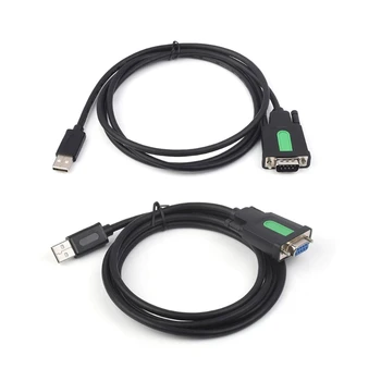 2024 Новый Последовательный адаптер USB к RS232 USB2.0 к штекеру DB9 Последовательный кабель Штекер/Розетка для принтера/Сканера для Windows10, еще 8 Систем