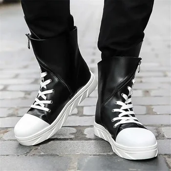 41-42 спортивная обувь в стиле хип-хоп для мужчин, ботинки-боты для мальчиков, демисезонные кроссовки, уличные кроссовки, кроссовки shoose XXW3 по низкой цене