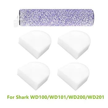 5 шт./компл. Роликовая щетка-фильтр Хлопок для пылесоса Shark WD100/WD101/WD200/WD201 Аксессуары