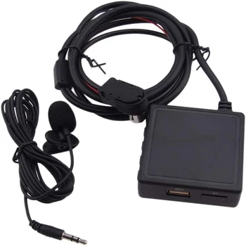 Bluetooth 5.0 AUX USB кабель-адаптер Аудио микрофон Подходит для Alpine Ai-NET Автомобильные аксессуары JVC KS-U58 PD100 U57