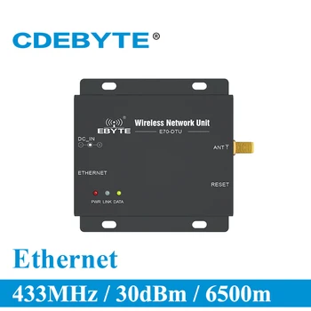 Ethernet Long Range 433 МГц 1 Вт Star Network IoT uhf Беспроводной приемопередатчик rf Модуль 433 МГц Передатчик данных E70-DTU (433NW30-ETH)