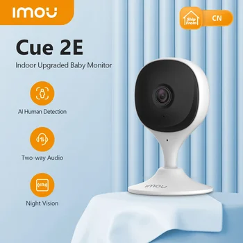IMOU Cue 2E 2-мегапиксельная Wifi камера безопасности, радионяня в помещении, обнаружение человека, IP-камера ночного видения, видеонаблюдение