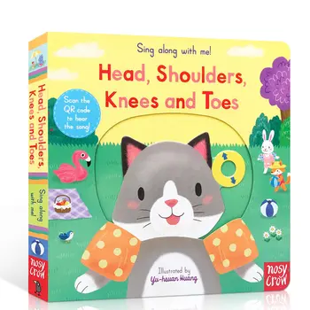 Milu Оригинальный английский подарочный аудиофайл Head, Shoulders, Knees And Toes Пой вместе со мной, детский стишок для малышей, игрушка С Днем Рождения