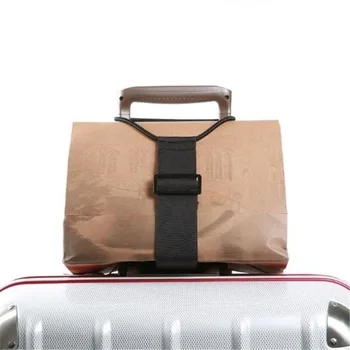 TIUMIU Эластичный Регулируемый багажный ремень Ремень для переноски Багажа Банджи Багажные ремни Ремень для чемодана Ремни безопасности для ручной клади в путешествиях