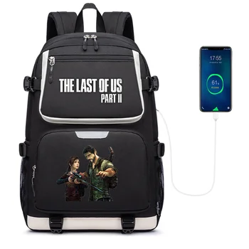 The Last of Us Part 2 USB Большой емкости Школьные сумки для подростков, Женский Мужской рюкзак для ноутбука, сумки для книг для мальчиков и девочек