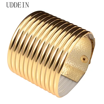 UDDEIN Новый винтажный браслет для женщин, богемные браслеты из кожаных нитей золотого цвета, эффектная веревочная цепочка, Макси-украшения