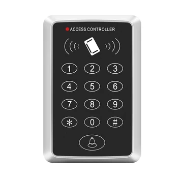 Автономная электронная система доступа 1000 пользователей 125 кГц ID считыватель ABS пластика RFID Дверная клавиатура Система безопасности Контроль доступа