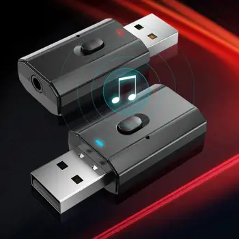 Беспроводной USB Bluetooth 5 Адаптер Приемник Автомобильный Стерео аудиоадаптер Музыкальный приемник Мини аудиоадаптер для автомобиля Звонок без рук