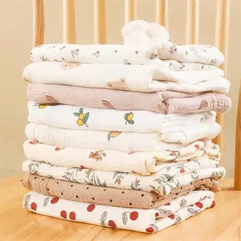 Детское одеяло, пеленальное одеяло, одеяла для кровати, приятные для кожи одеяла унисекс, Пеленальное обертывание, дышащее банное полотенце для детей