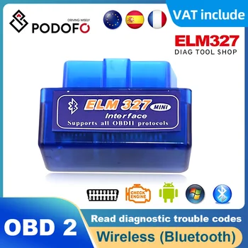 Диагностический прибор Podofo Bluetooth OBD2