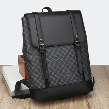 Дизайнерские рюкзаки для мужчин, сумки, Многофункциональный кожаный ноутбук для мужчин, школьная сумка, Классический дорожный рюкзак Mochila Люксового бренда