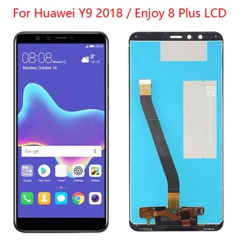Для Huawei Y9 2018 FLA-AL10 ЖК-дисплей Сенсорный Экран Дигитайзер с Заменой Рамки для Huawei Enjoy 8 Plus LCD