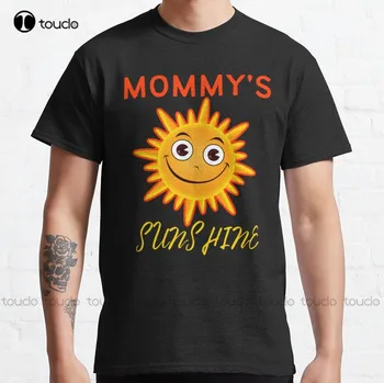 Классическая футболка Mommy Is Sunshine, мужские рубашки, повседневная мода, Креативный досуг, забавная футболка в стиле харадзюку, футболка с цифровой печатью