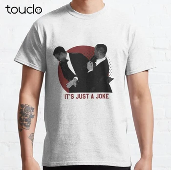 Классическая футболка Will Smith Slap, Черные футболки для женщин, изготовленные на заказ Футболки с цифровой печатью для подростков, унисекс, подарочные футболки на заказ