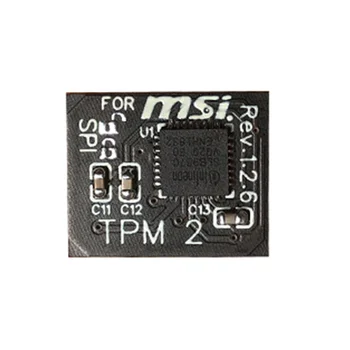 Модуль безопасности шифрования TPM 2.0 Удаленная карта 12-контактный модуль безопасности SPI TPM2.0 для материнской платы MSI
