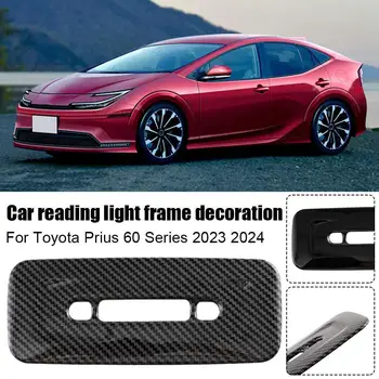 НОВАЯ черная задняя лампа для чтения Toyota Prius 60 серии 2023 ABS Лампа для чтения Декоративная Отделка Рамка Крышка Аксессуары для интерьера P0L6
