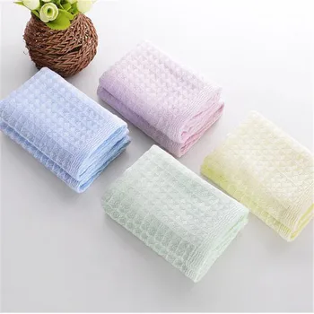 Отличное мягкое полотенце для лица из бамбукового волокна для детей и младенцев, однотонная бамбуковая детская салфетка