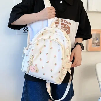 Повседневный женский рюкзак с цветочным принтом, сумки для книг для девочек, студенческие школьные сумки большой емкости, дорожный рюкзак, весенний рюкзак