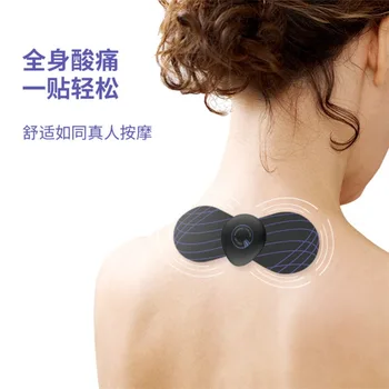 Портативный Растяжитель для шеи с ЖК-дисплеем, Электрический Массажер, 6 режимов массажа шейки матки, Импульсный Миостимулятор, облегчающий боль.