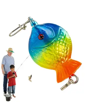 Роботизированная приманка для плавания, приманки для пресноводной рыбалки, подсвечивающиеся рыболовные снасти с крючком, работающие на батарейках, красочные ночные огни