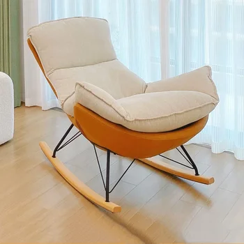 Садовое кресло-качалка, кресло-качалка для спальни, мягкие стулья для кухни, гостиной, патио, винтажная мебель для дома Fauteuil Salon