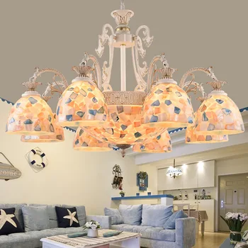Скандинавские люстры, Новинка, постмодернистские светильники для гостиной, светодиодная лампа для спальни, освещение Средиземного моря
