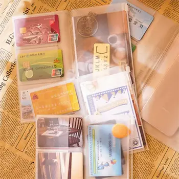 Сумка из ПВХ для путешественников, блокнот, журнал, планировщик, Аксессуар, держатель для карт, Стандарт для хранения / Карман / Паспорт