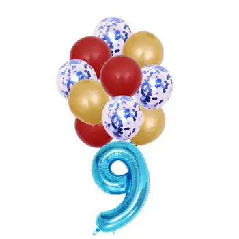 Украшение для детского дня рождения, 32-дюймовый цифровой воздушный шар, Приветственная арка, украшение дома, подарок для мальчиков, детские игрушки для душа
