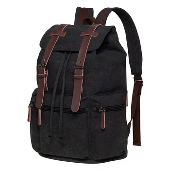 Холщовый рюкзак для мужчин, ноутбука, студенток колледжа, повседневная мода, унисекс, рюкзак