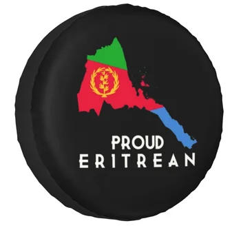 Чехол для запасного колеса с гордым флагом Эритреи для Jeep Mitsubishi Pajero, защитные аксессуары для автомобильных колес